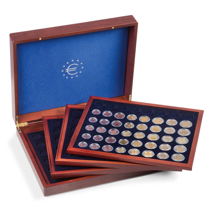 Kazeta na 24 sad euromincí Leuchtturm