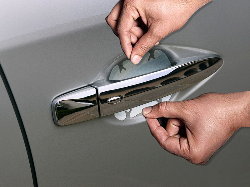 FOLIA OCHRONNA POD KLAMKI SAMOCHODU BEZBARWNA 4SZT Producent Avisa