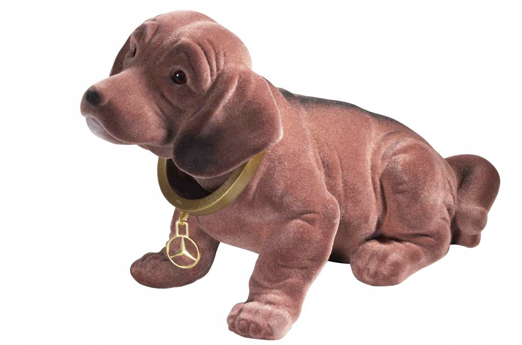 ZABAWKA NA TYLNA POLKE SAMOCHODU PIESEK MERCEDES