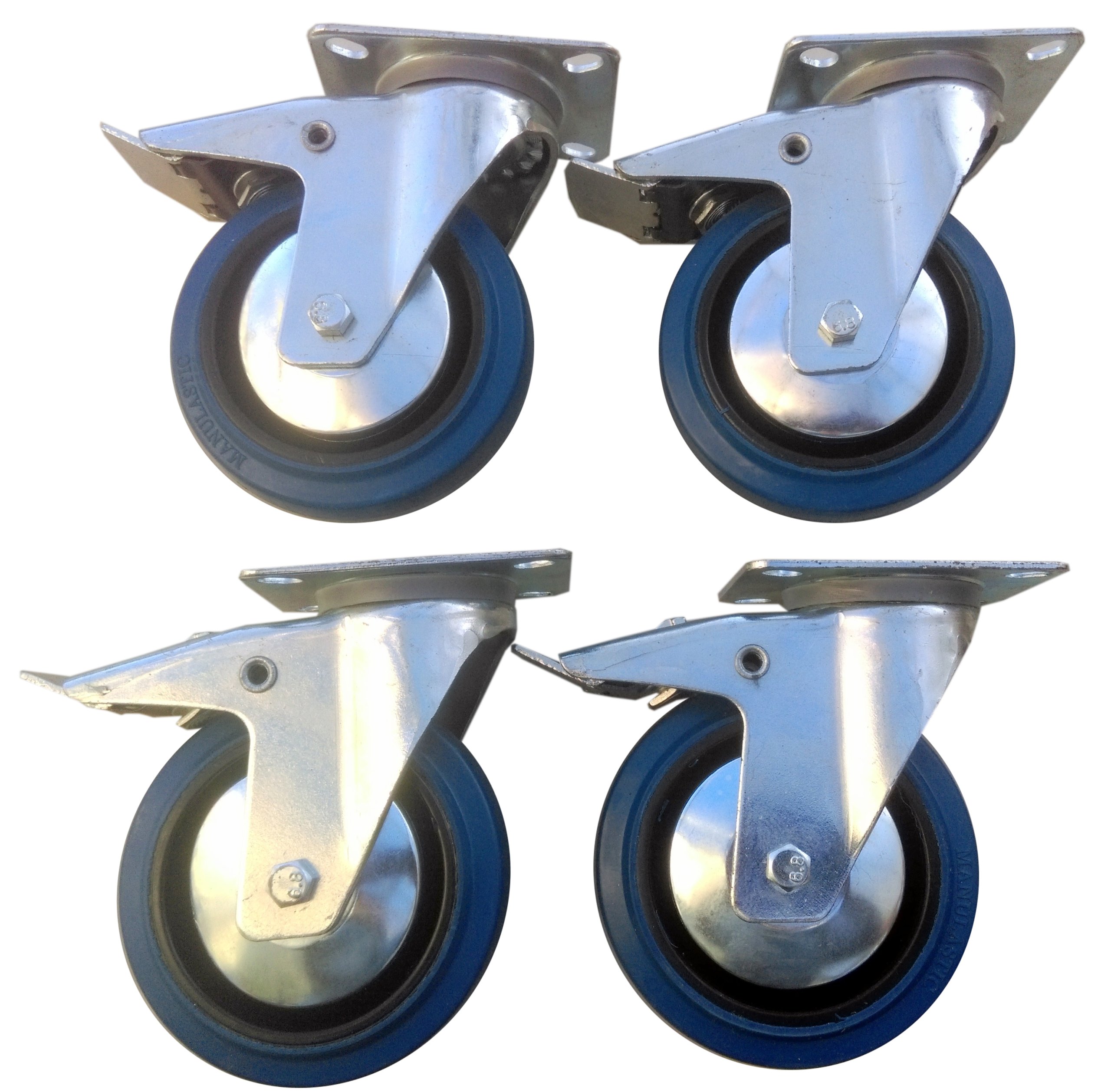 

Zestaw kół fi 125 mm 4 sz kółko, 500 Kg koło, koła