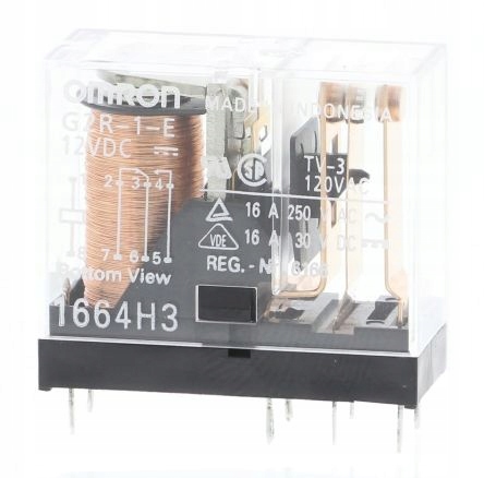 大特価 pop 12V Przekaźnik OMRON G2R-1-E-12DC 16A/250V Sklep - SPDT Lights