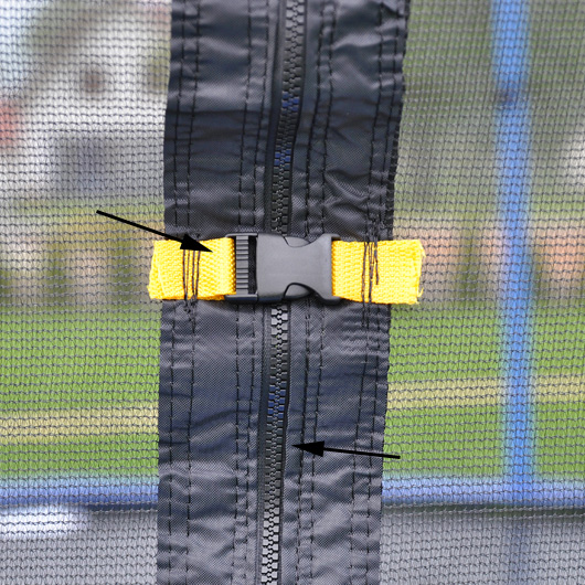 SIATKA ZEWNĘTRZNA DO TRAMPOLINY 366 cm - 8 stelaży Wiek dziecka 12 m +
