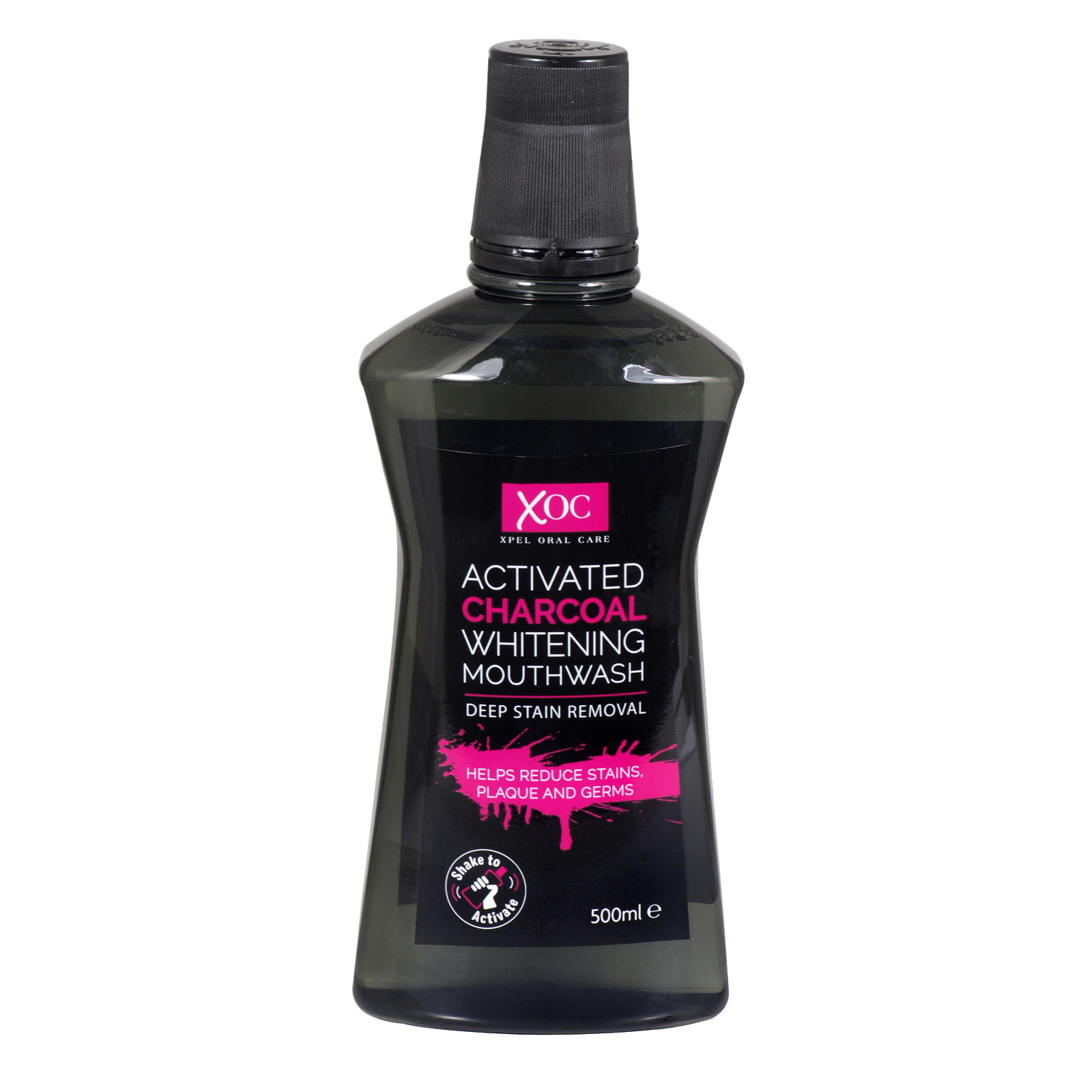 

Xoc Activated Charcoal Wybielający Płyn do Ust