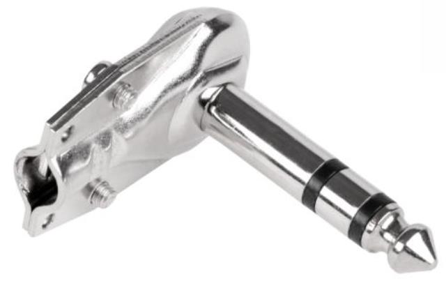 

Wtyk Jack 6.3 stereo metal kątowy