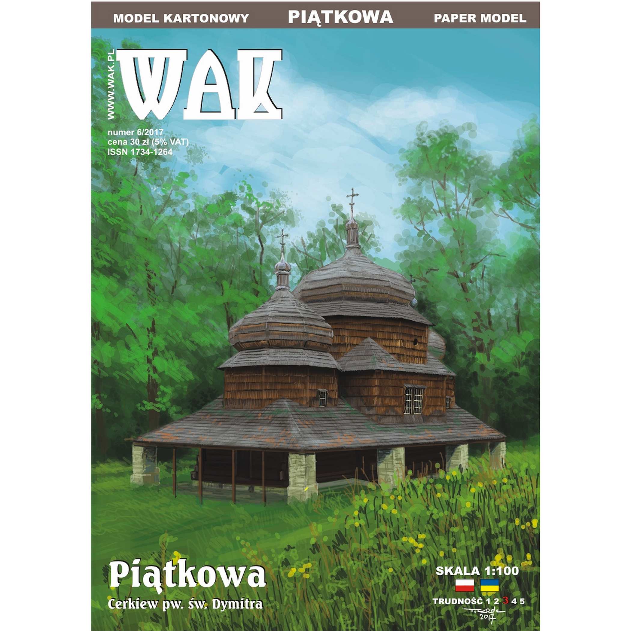Wak 6/17 Cerkiew św.Dymitra w Piątkowej 1:100