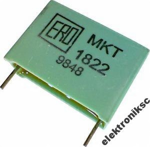 

Kondensator 470nF 250V DC Mkt R=22,5mm Roederstein