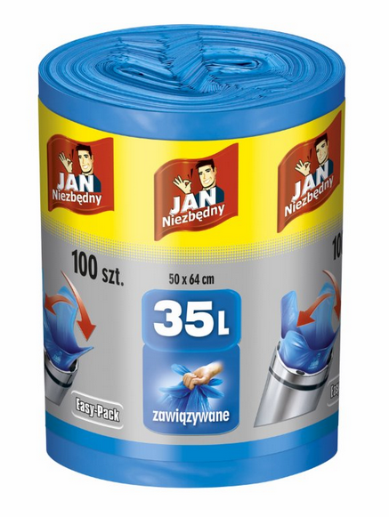 

Jan Niezbędny - Worki Na Śmieci 35L/100szt zawiązy