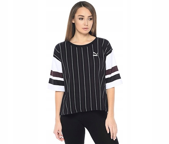 

Q870 Nowa Damska Koszulka Bawełna T-shirt Puma S