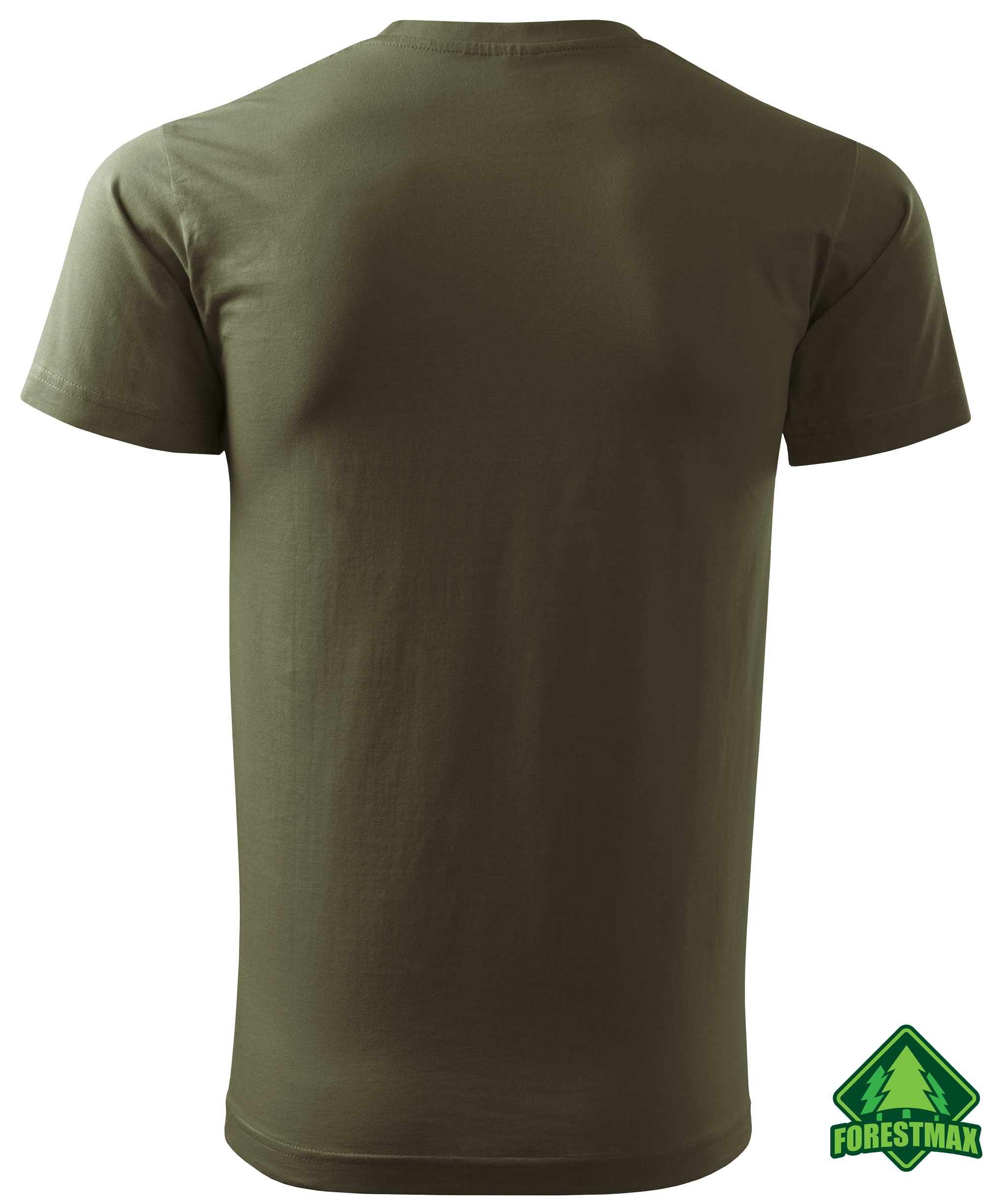 FORESTMAX COTTON T-SHIRT HHAKI GREEN - CARP Dominant color shades-of-green