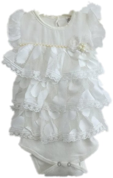 

Donino *- Piękna Sukienka Z Body Falbanki - 68 cm