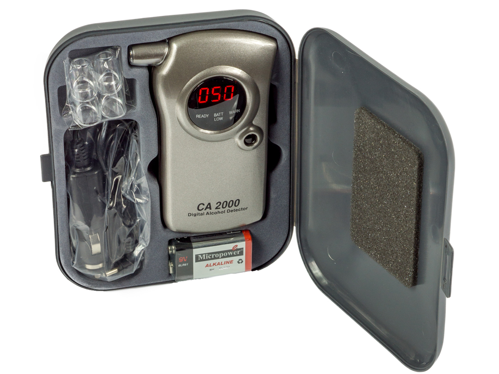 Alkomat CA 2000 POLICE 100ustnikow zasilacz Color silver