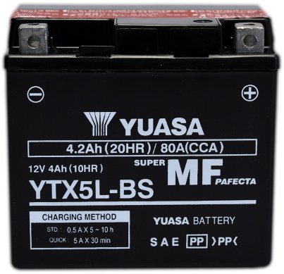 

Yuasa YTX5L-BS 4Ah 12V 80A 2LG Uruchomiony!!!