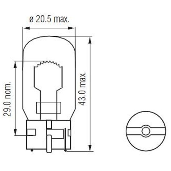 Żarówka M-Tech W21W T20 7440 W3x16d 12V/21W CLEAR EAN (GTIN) 5901508509901