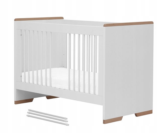 Pinio Snap łóżeczko niemowlęce 120x60 białe Marka Pinio