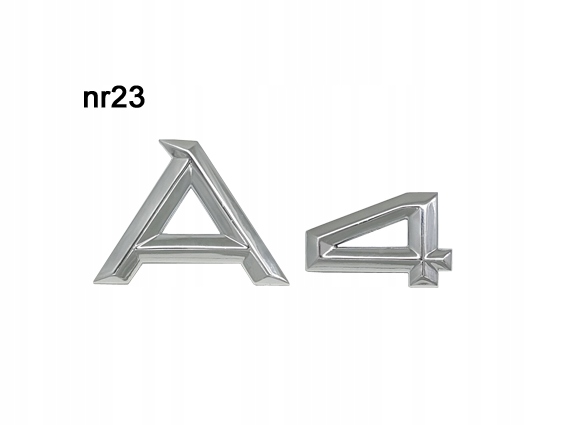 

Znaczek logo emblemat audi A3 A4 A6 A8 80 100 nr23
