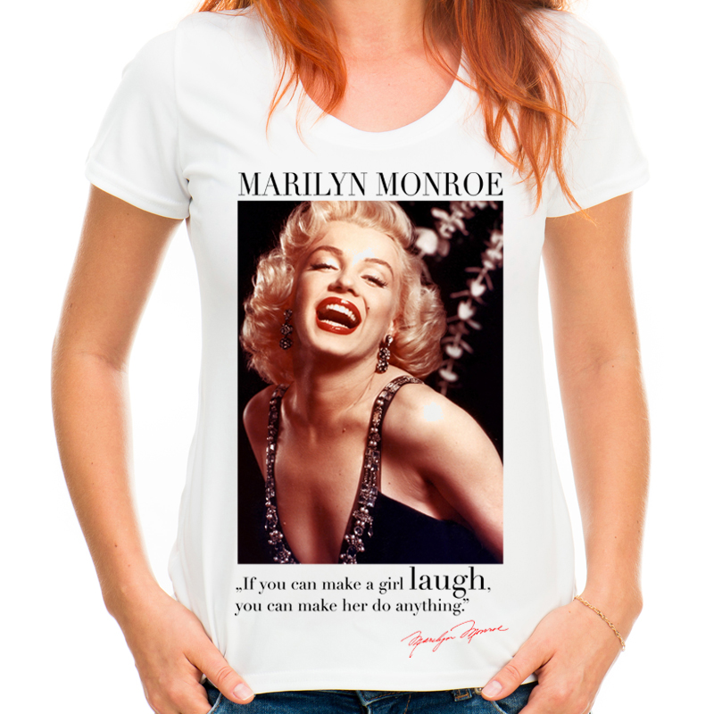 

Koszulka z Marilyn Monroe dla mamy babci merlin -L
