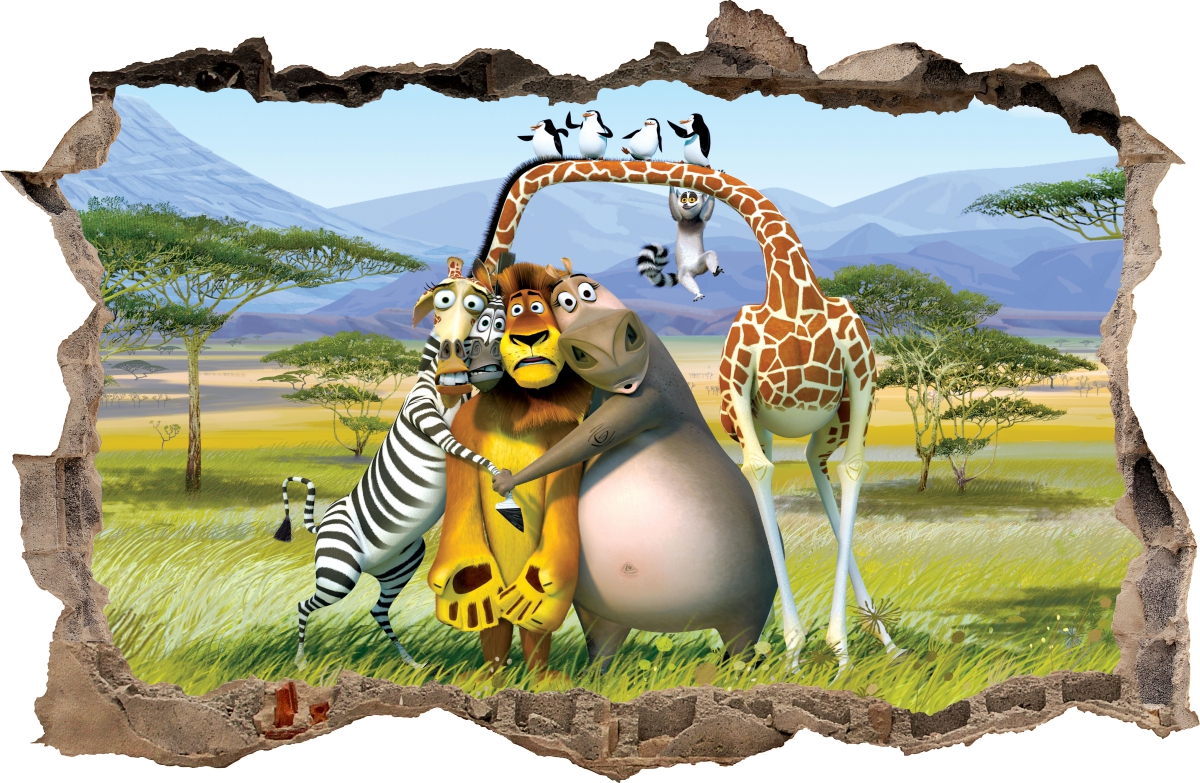 

Naklejki Na Ścianę Dziura Madagaskar 15 115x75 cm