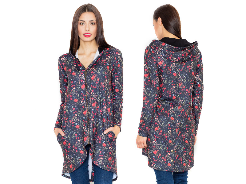 

zasuwana Bluza z Kapturem asymetryczna 42 XL