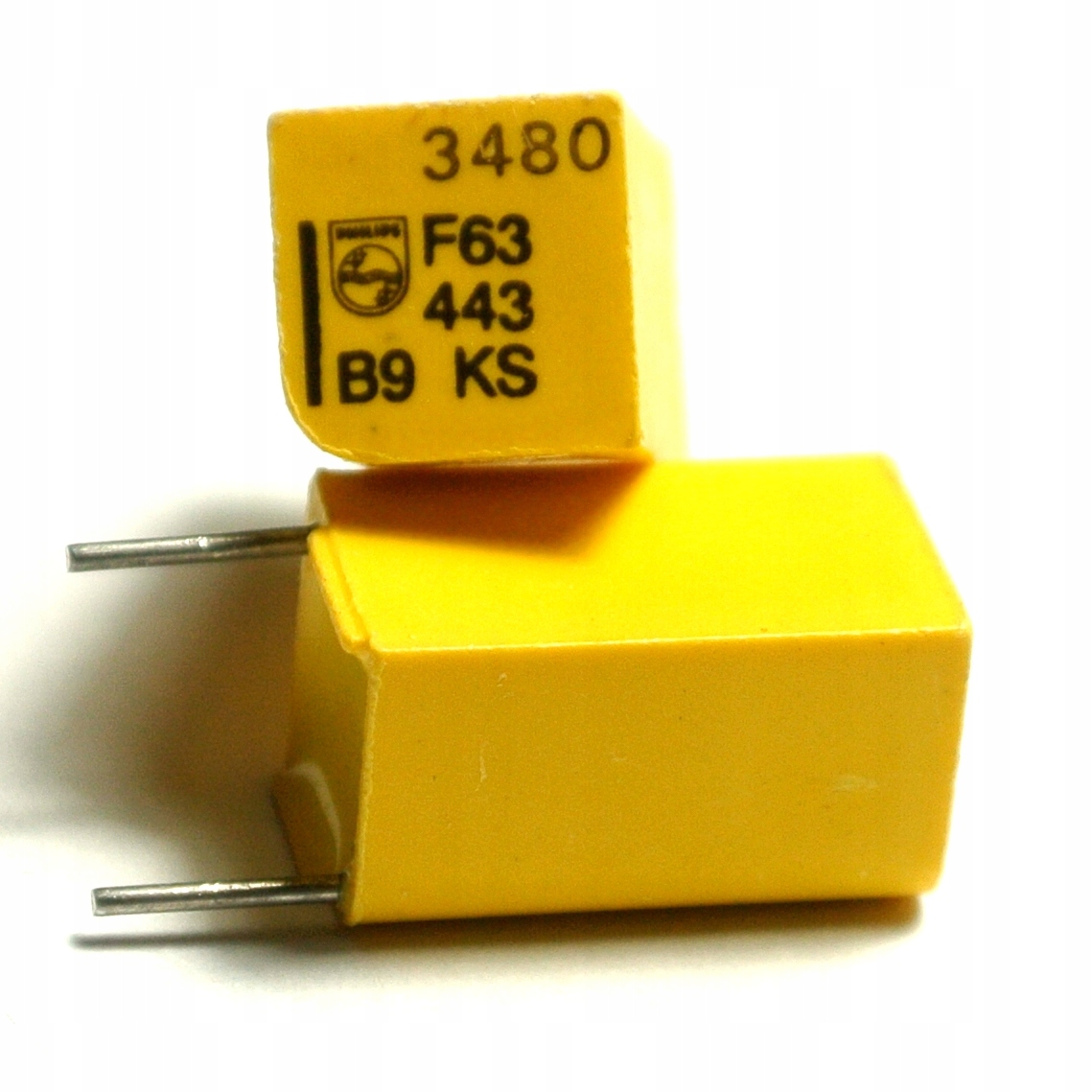 

3480pF 1% 63V Kond. Philips 443KS [1szt] #B535b
