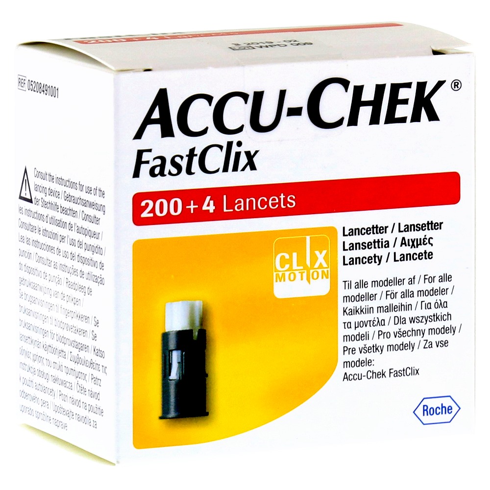 

Accu-chek Fastclix Lancety 204 sztuki - igły