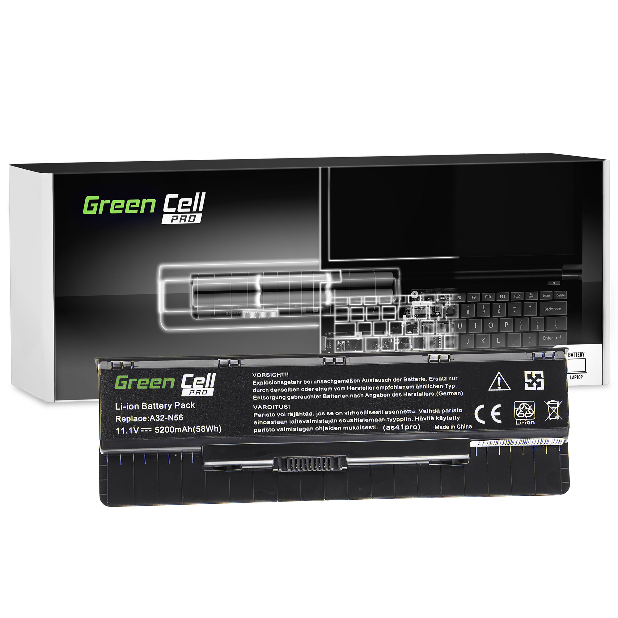 

Bateria A32-N56 do Asus N46 N56 N56V N56VM N76 G56