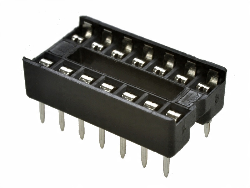 

Podstawka zwykła 14 Pin wąska 2,54mm kpl x17szt