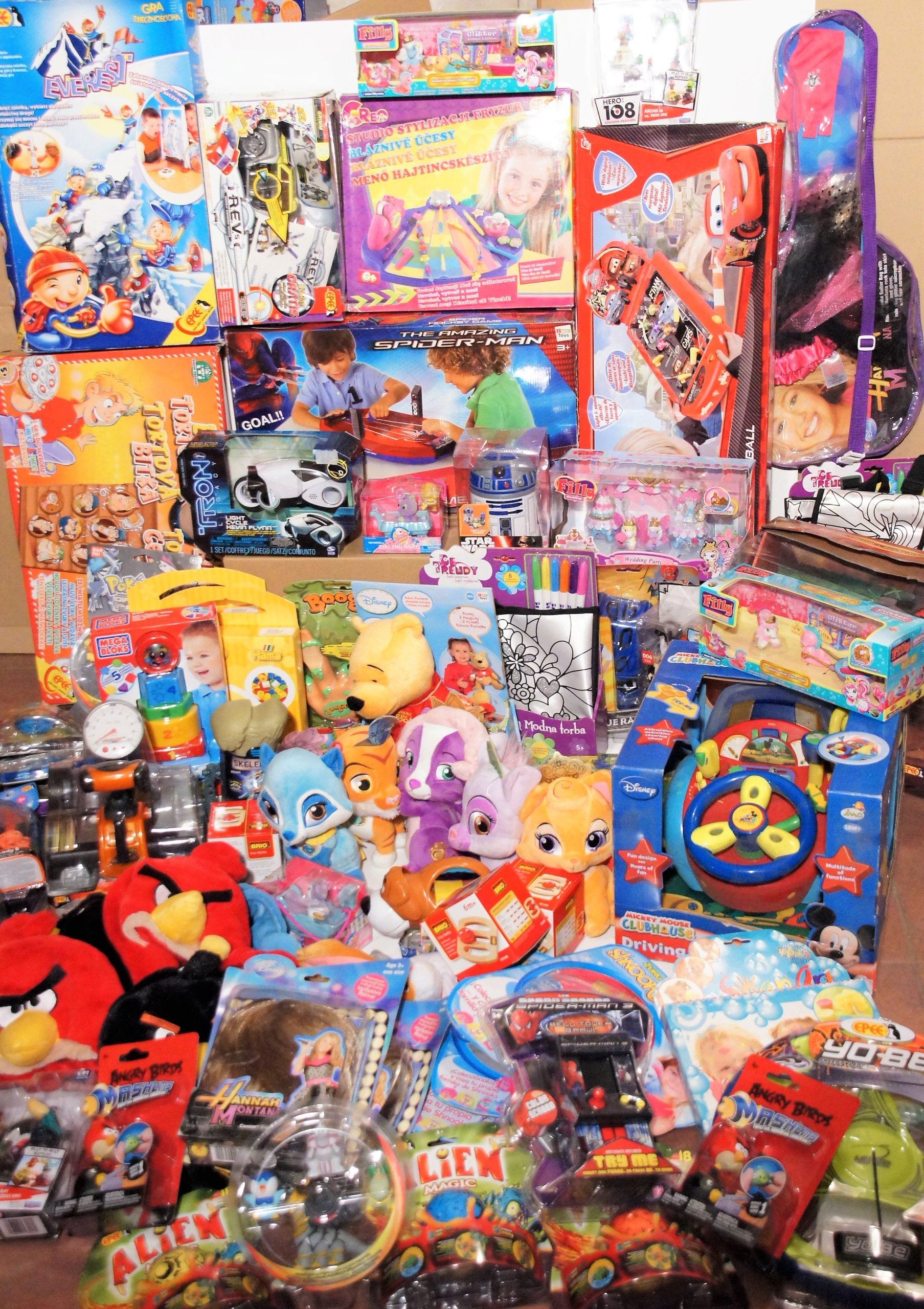 Paleta Zabawek Markowych Mix Zabawki 50 Sztuk Nowe Paleta Zabawek Markowych Mix Zabawki 50 Sztuk Nowe