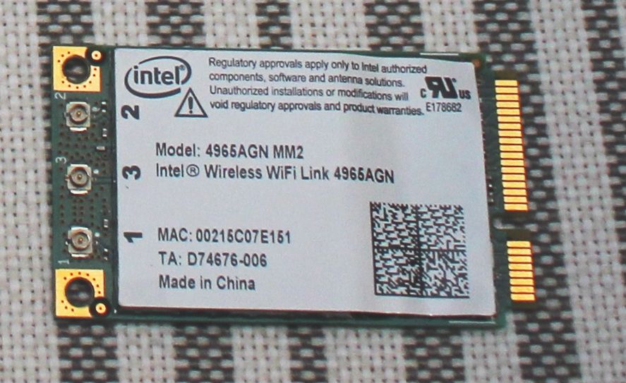 Обновить драйвер intel r wireless wifi link 4965agn