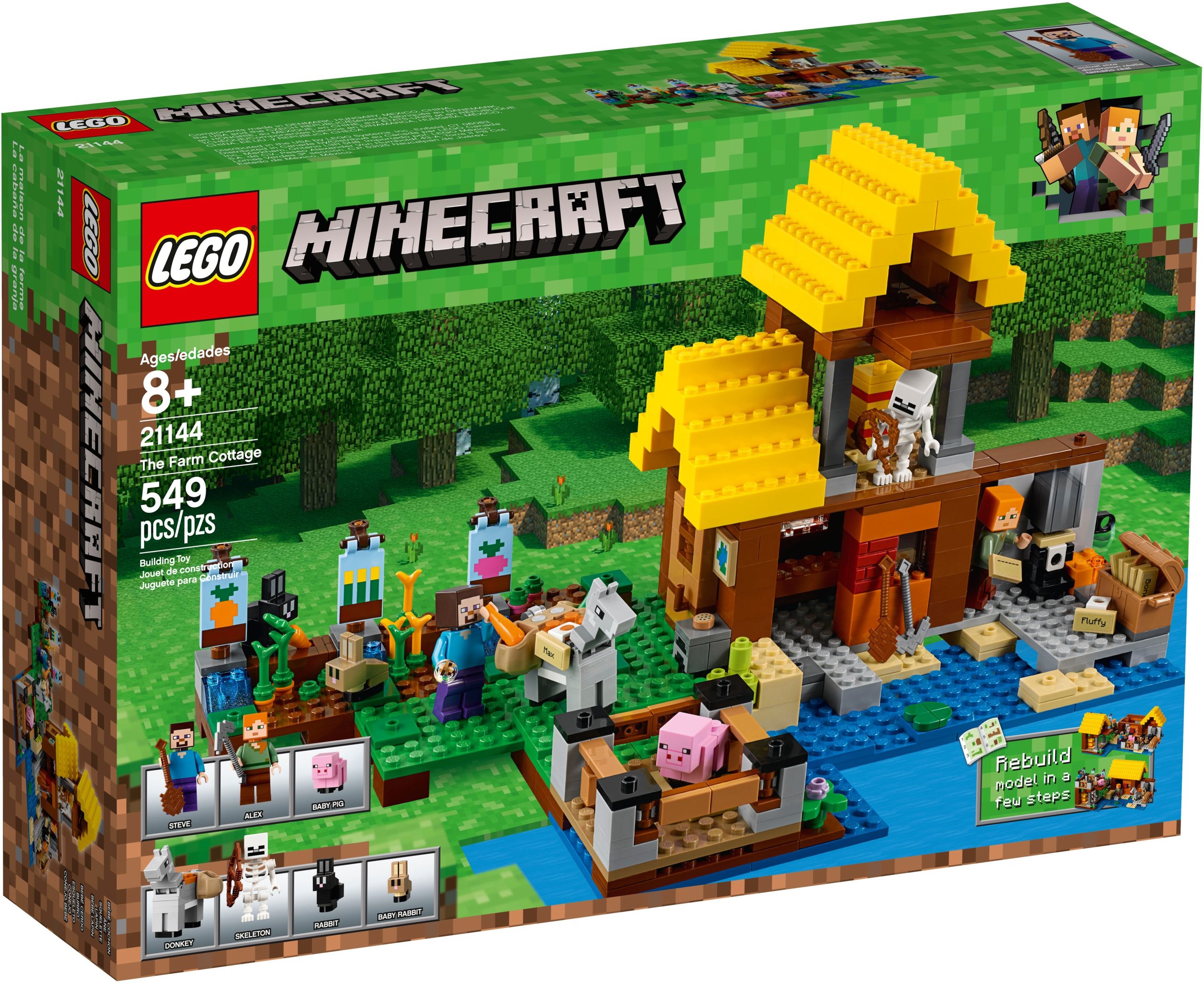 Lego Minecraft Wiejska Chatka 21144 7133424038 Oficjalne Lego Minecraft Wiejska Chatka 21144 7133424038 Oficjalne
