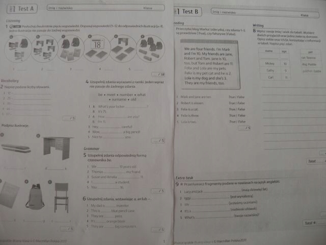 Brainy Klasa 5 Testy Pdf Unit 1 Brainy 5 LUB brainy 4 zestaw;testy!!! ,kartkówki.. - 7729629074
