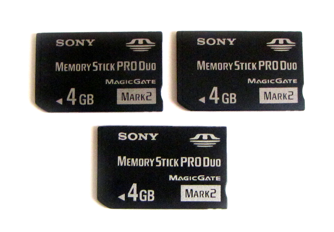 Карта памяти sony memory stick pro duo