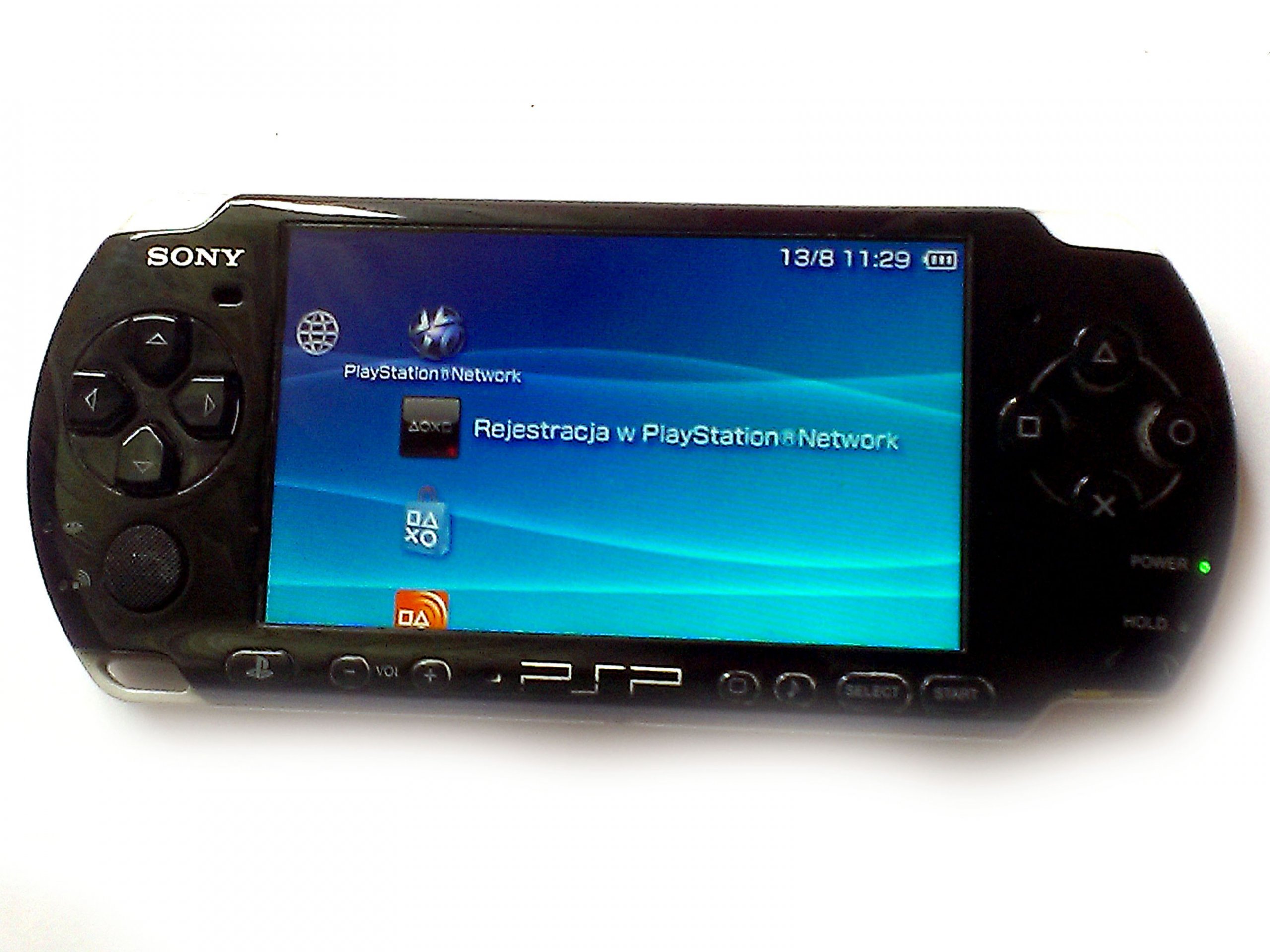 Как включить sony psp 3004