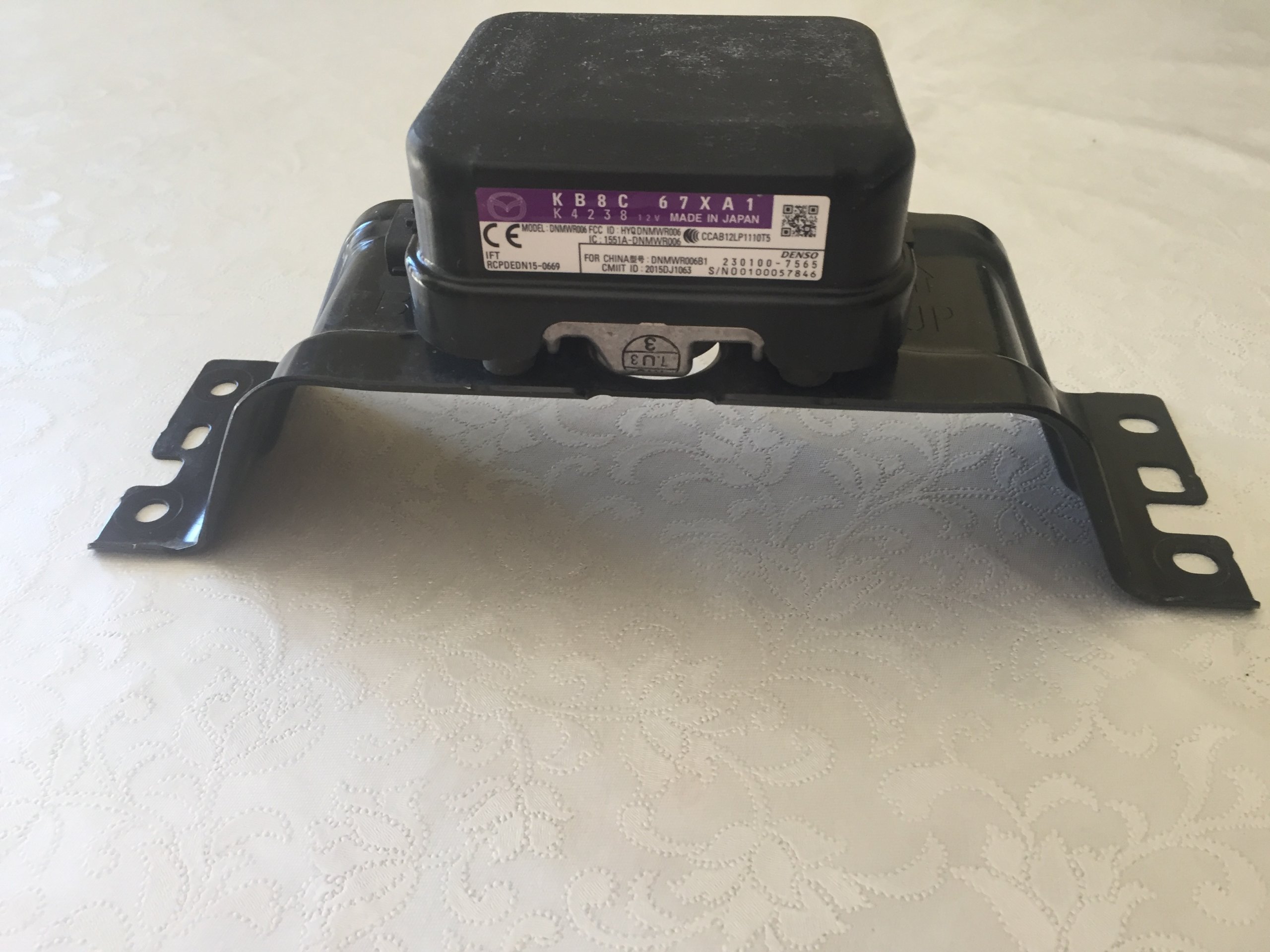 RADAR SENSOR +PODSTAWA KB8C 67XA1 MAZDA CX5 2017 7306190193