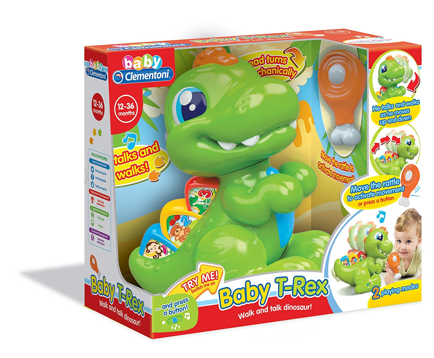 Hh96 Clementoni Baby Trex Zabawka Ecukacyjna Hh96 Clementoni Baby Trex Zabawka Ecukacyjna