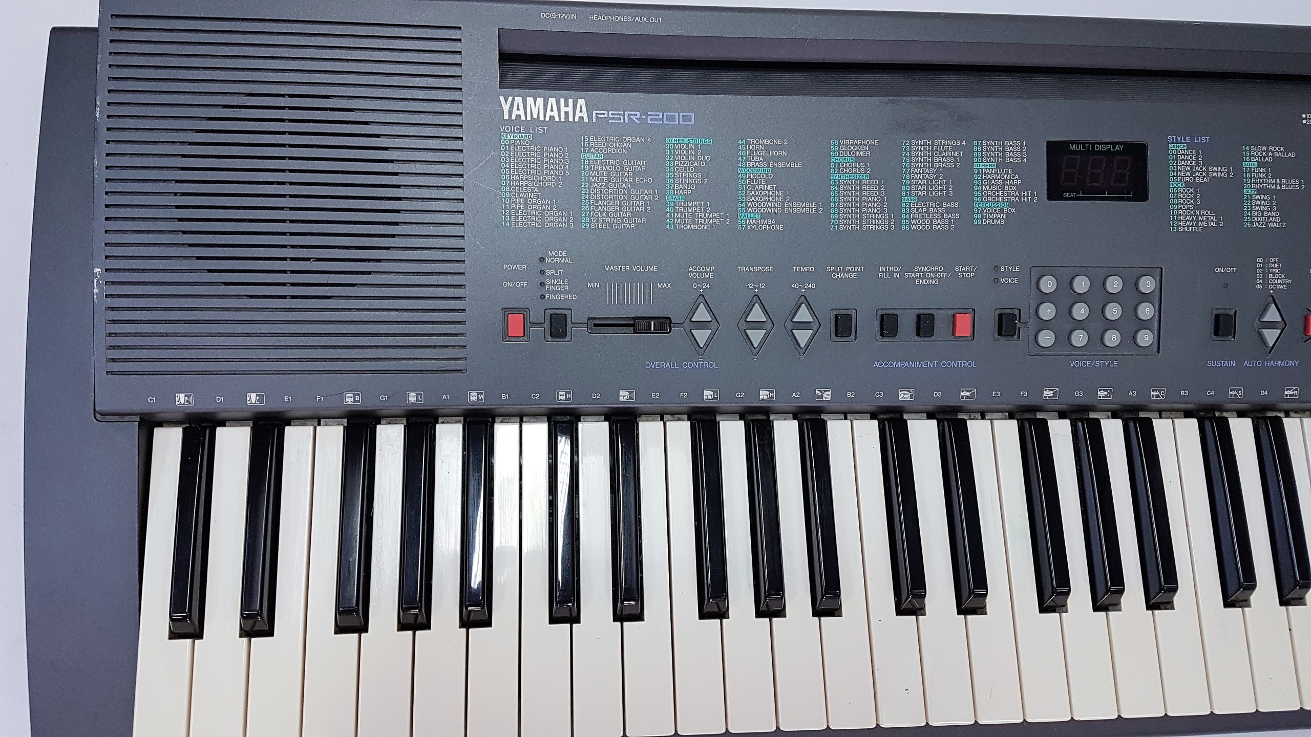 Keyboard Yamaha PSR200 do nauki 7088047251 oficjalne archiwum