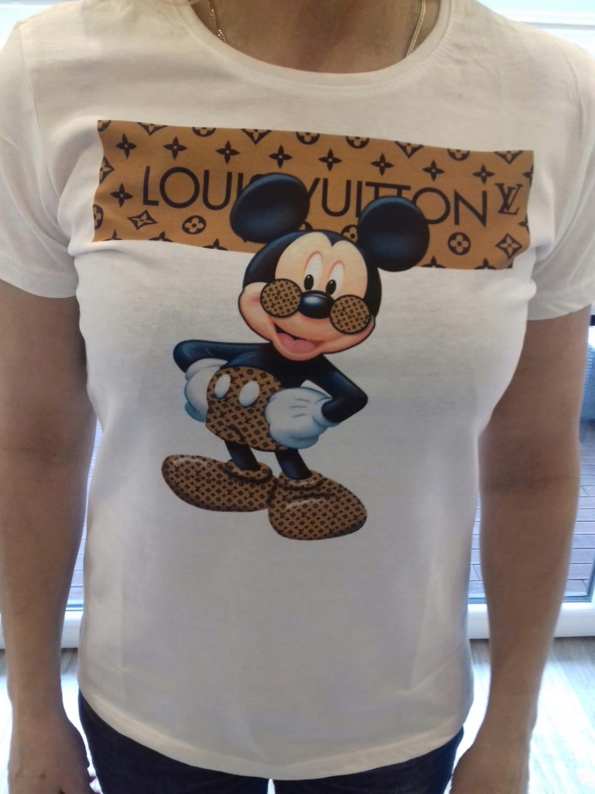 Official Louis Vuitton LV Mickey Mouse Money Shirt - Kutee Boutique