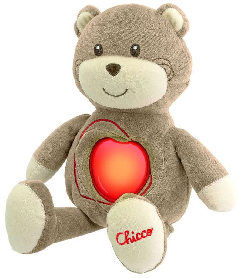 CHICCO MIŚ Z BIJĄCYM SERDUSZKIEM Pluszowy Grający - 6848327997 ...