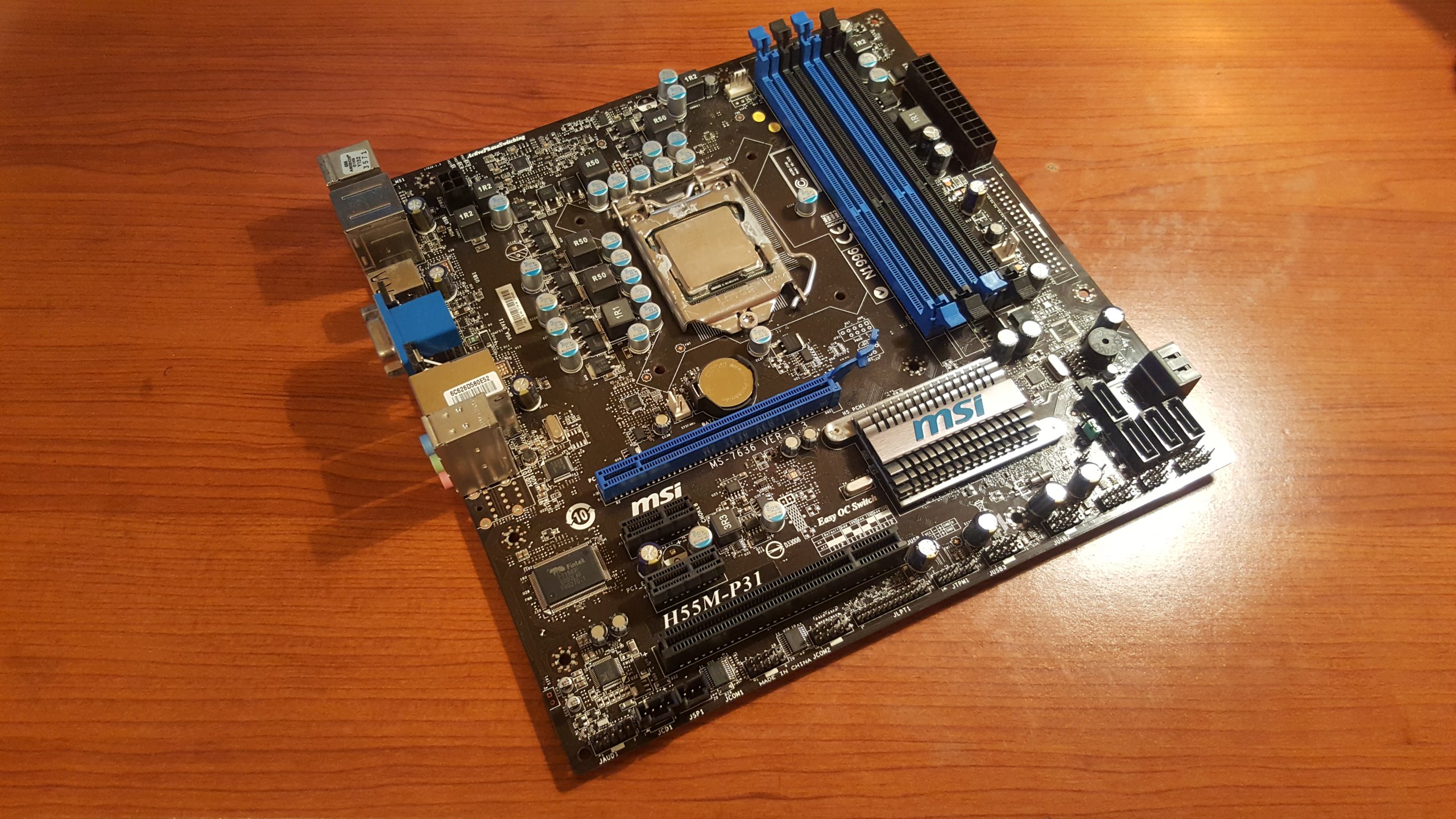 Msi h55m p31 совместимость