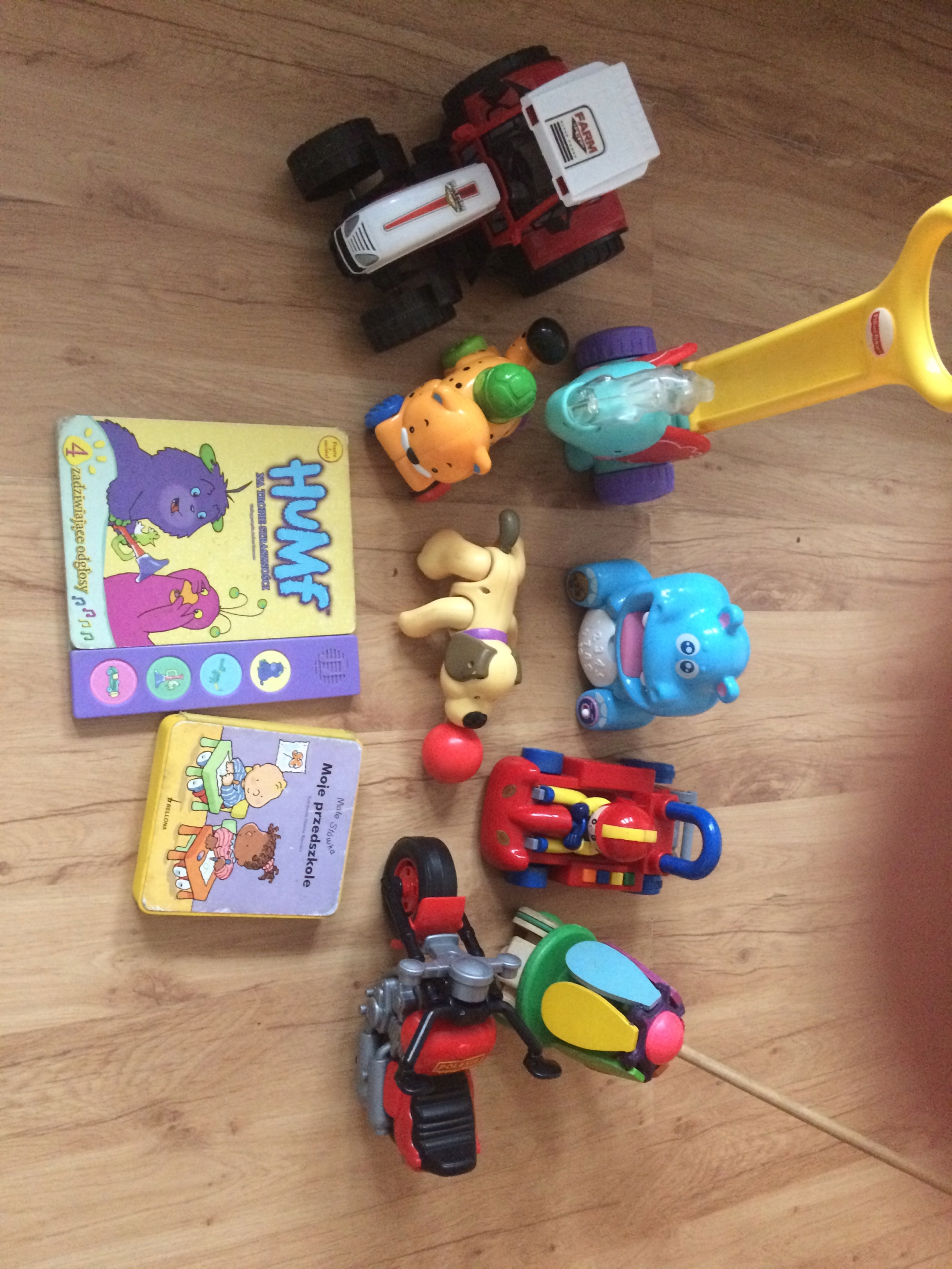 Fisher Price Smyk I Inne Mega Zestaw Zabawek 10szt 7724722552