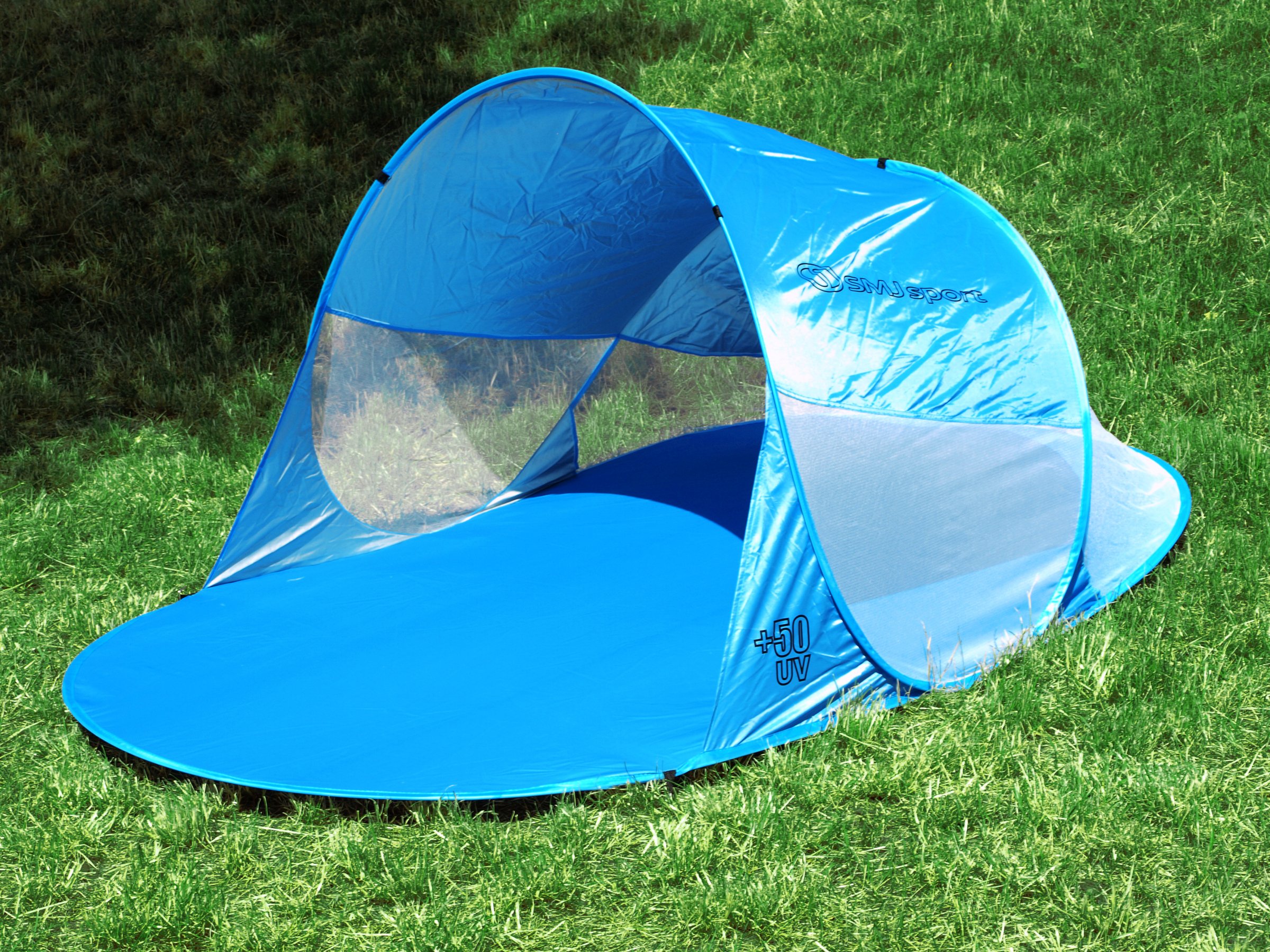 Jak Złożyć Namiot Z Biedronki Namiot plażowy samorozkładający 220cm UV50+ 2160 - 7415844601