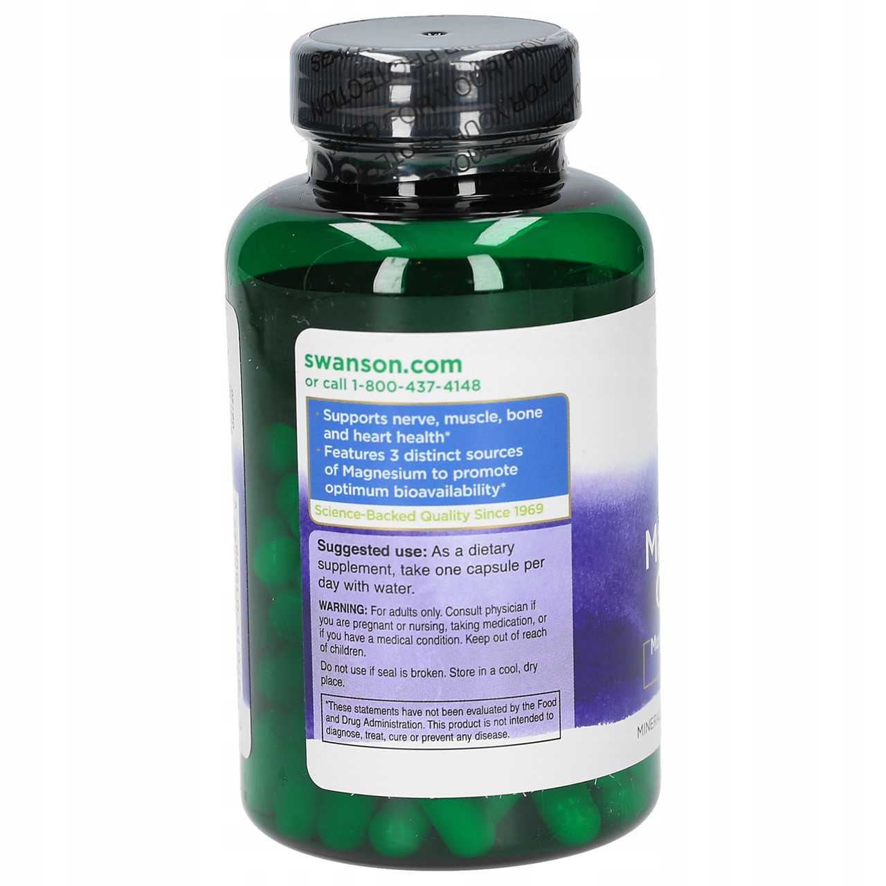 SWANSON TRIPLE MAGNESIUM COMPLEX MAGNEZ 400MG 100 6790205277 oficjalne archiwum allegro