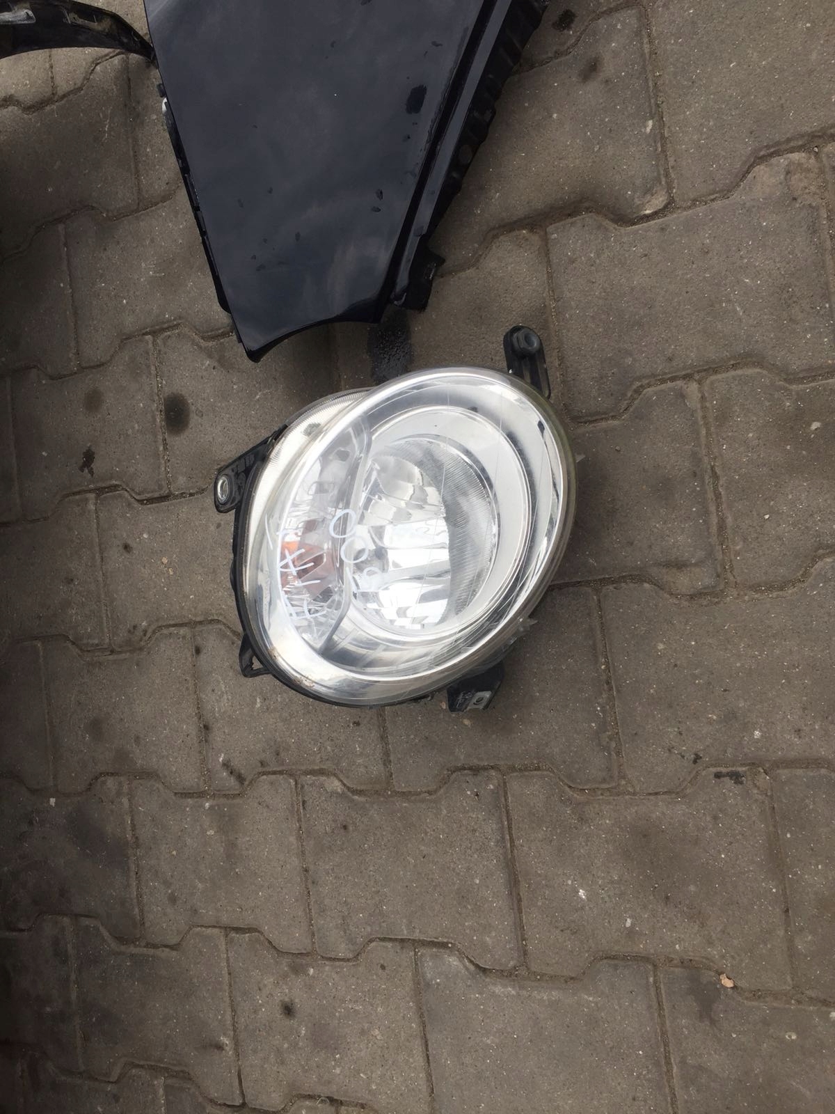 Lampa przednia przód prawa Fiat 500 7543663059