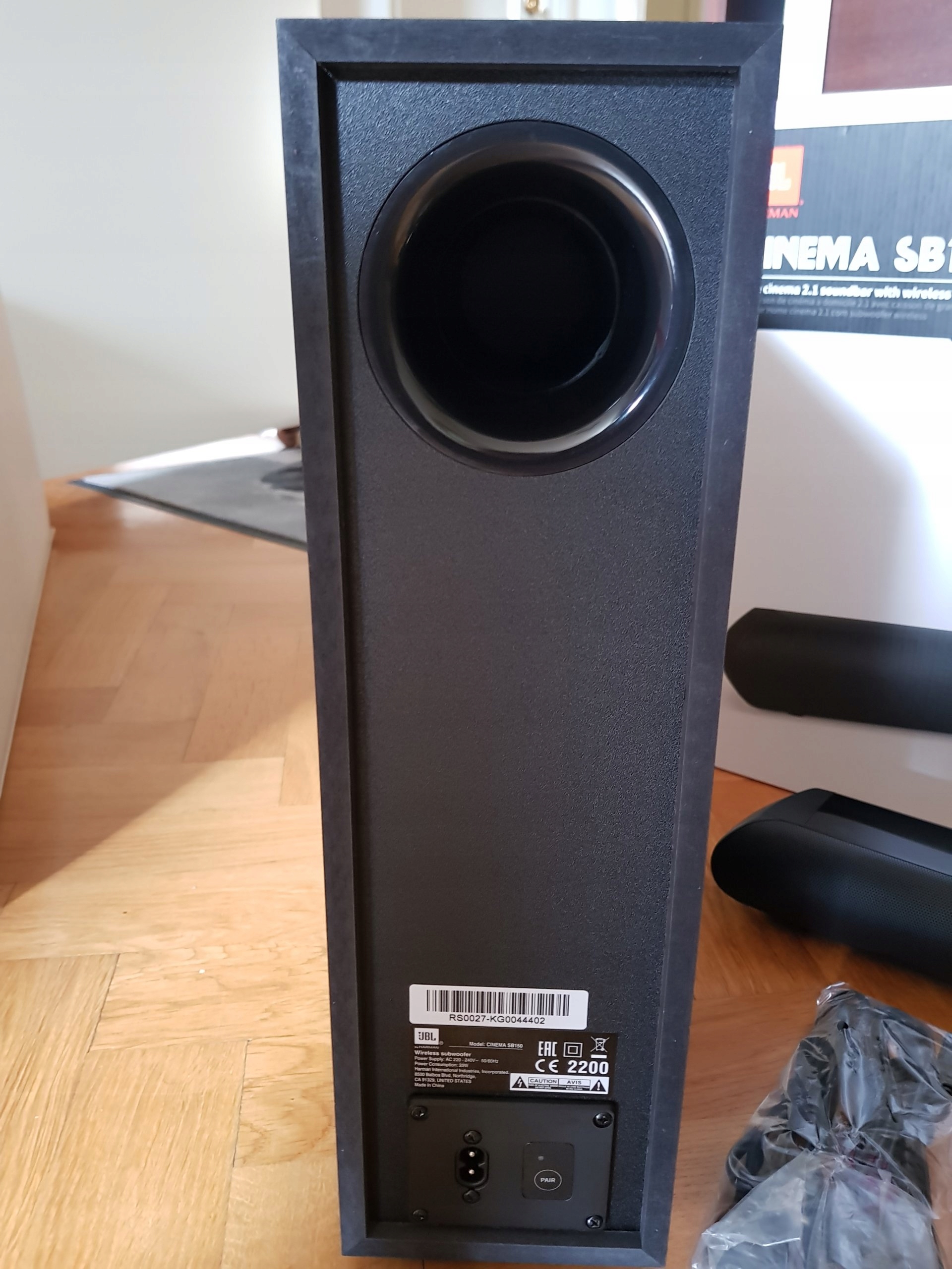 Jbl cinema sb 160 как подключить к компьютеру