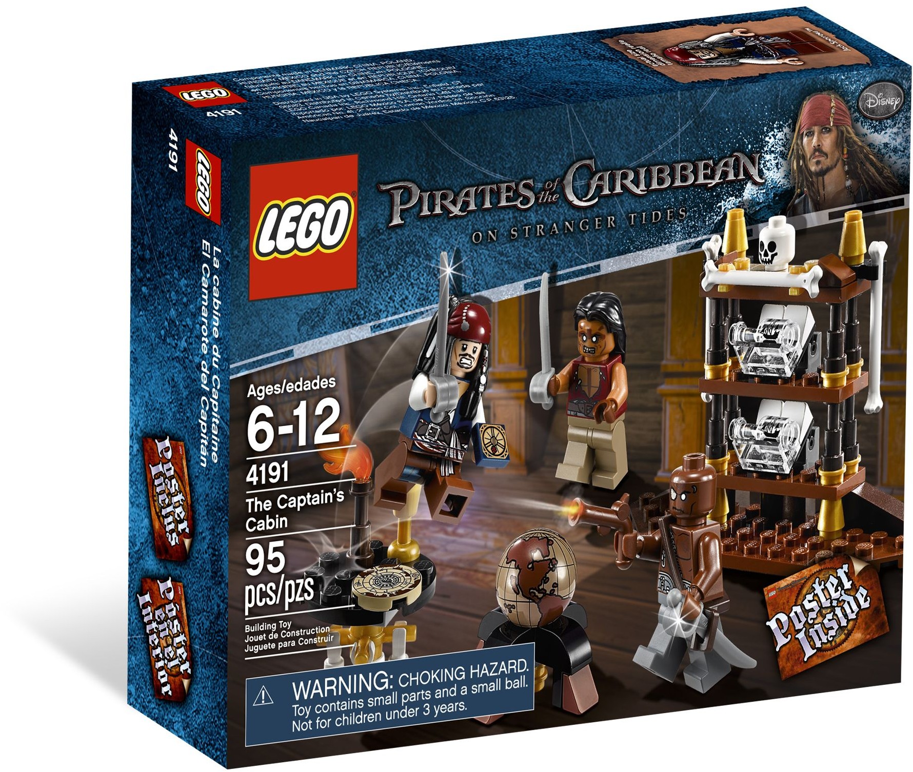 Piraci Z Karaibów Części Po Kolei LEGO Piraci Z Karaibów 4191 Kajuta kapitana N WAWA - 7076780981