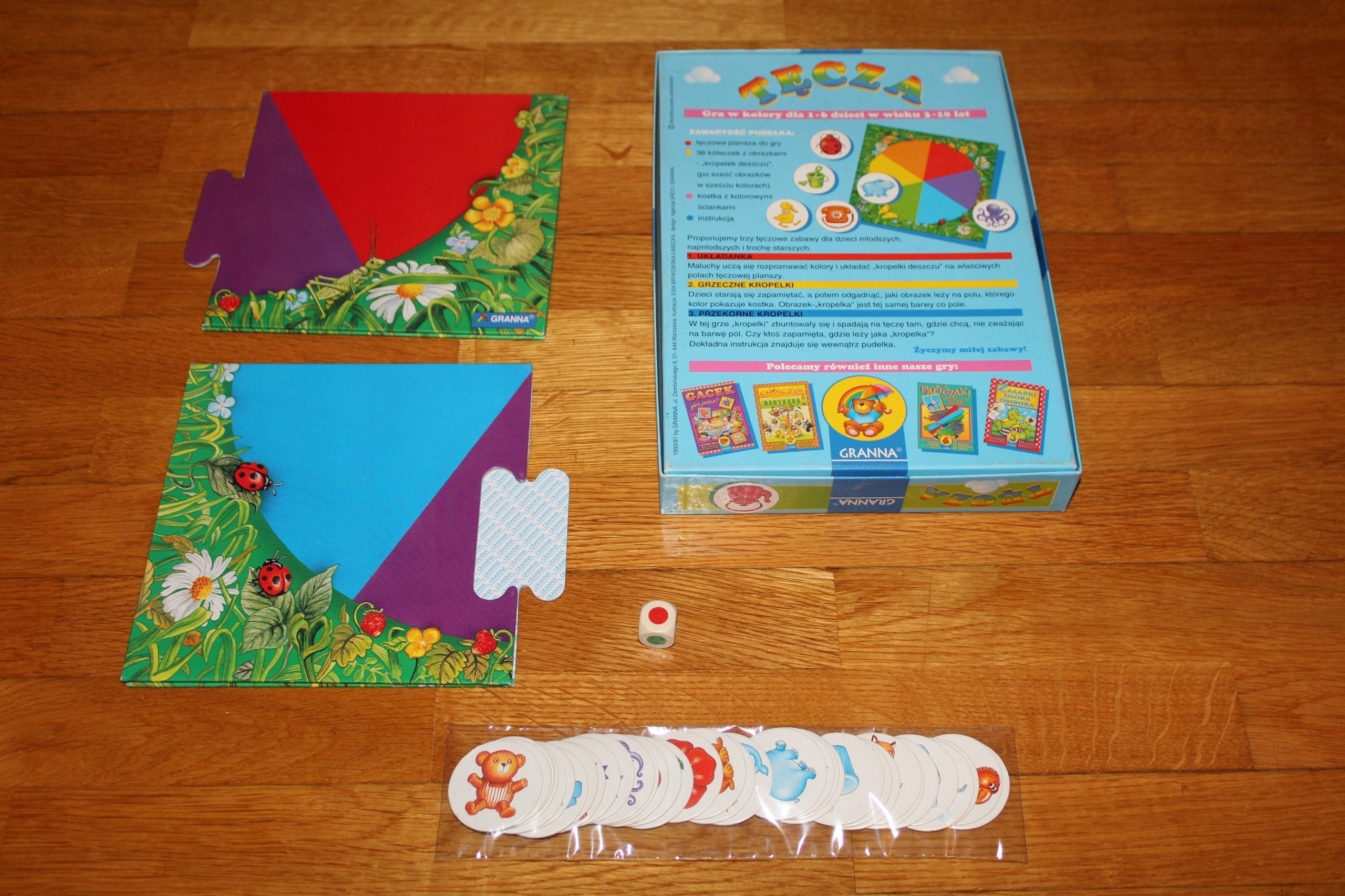 Gra W Kolory Klasa 3 ćwiczenia Rozwiązania Tęcza - gra w kolory - gra planszowa - 7127258368 - oficjalne archiwum