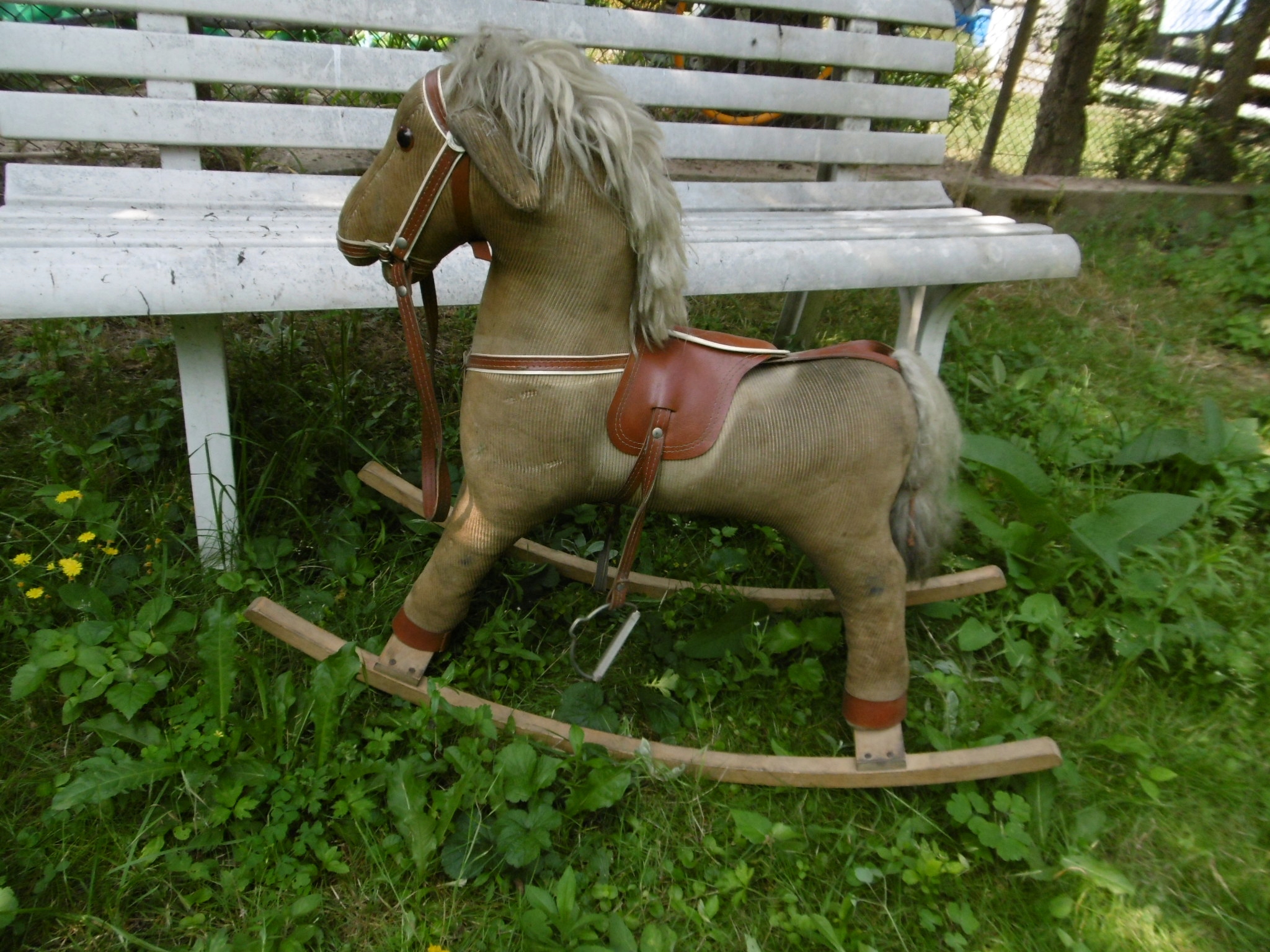 Zabawka Prl Koń Na Biegunach Zabawka Prl Koń Na Biegunach