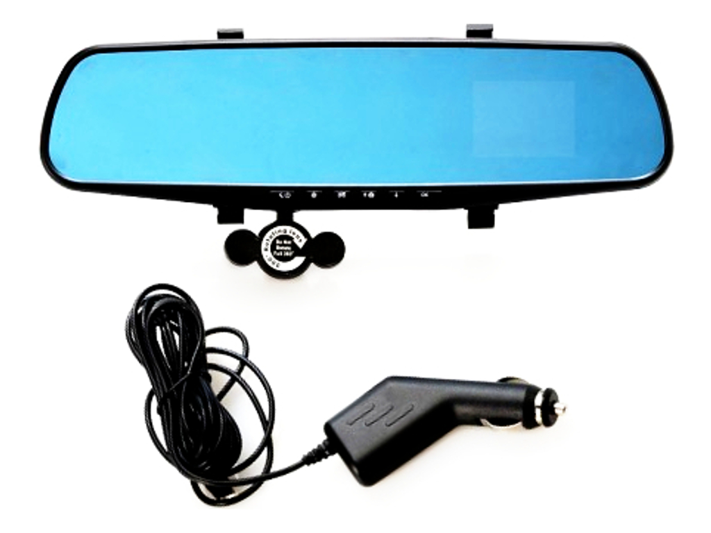 Rejestrator JAZDY W LUSTERKU + Kamera OBROTOWA 360 - 7152476655