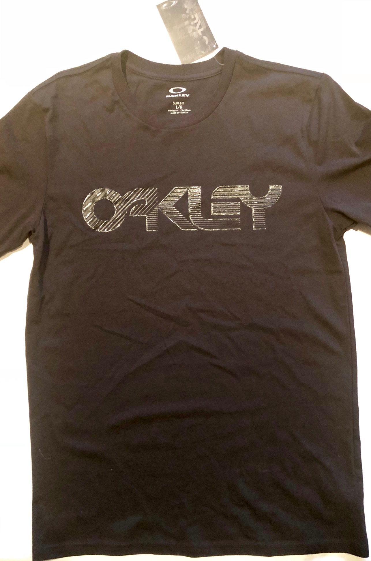 red oakley shirt