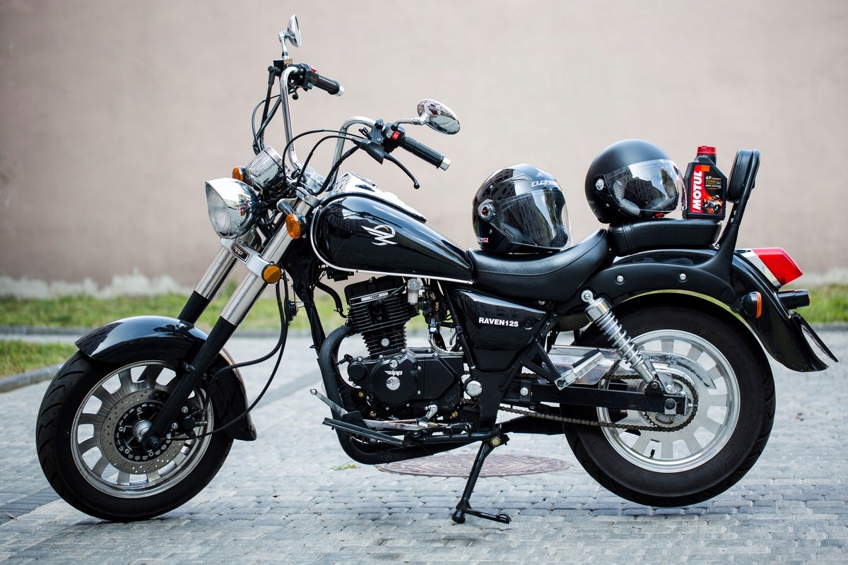 Motocykl Zipp Raven 125 cm Chopper Kat. B ŁÓDŹ 7558878492