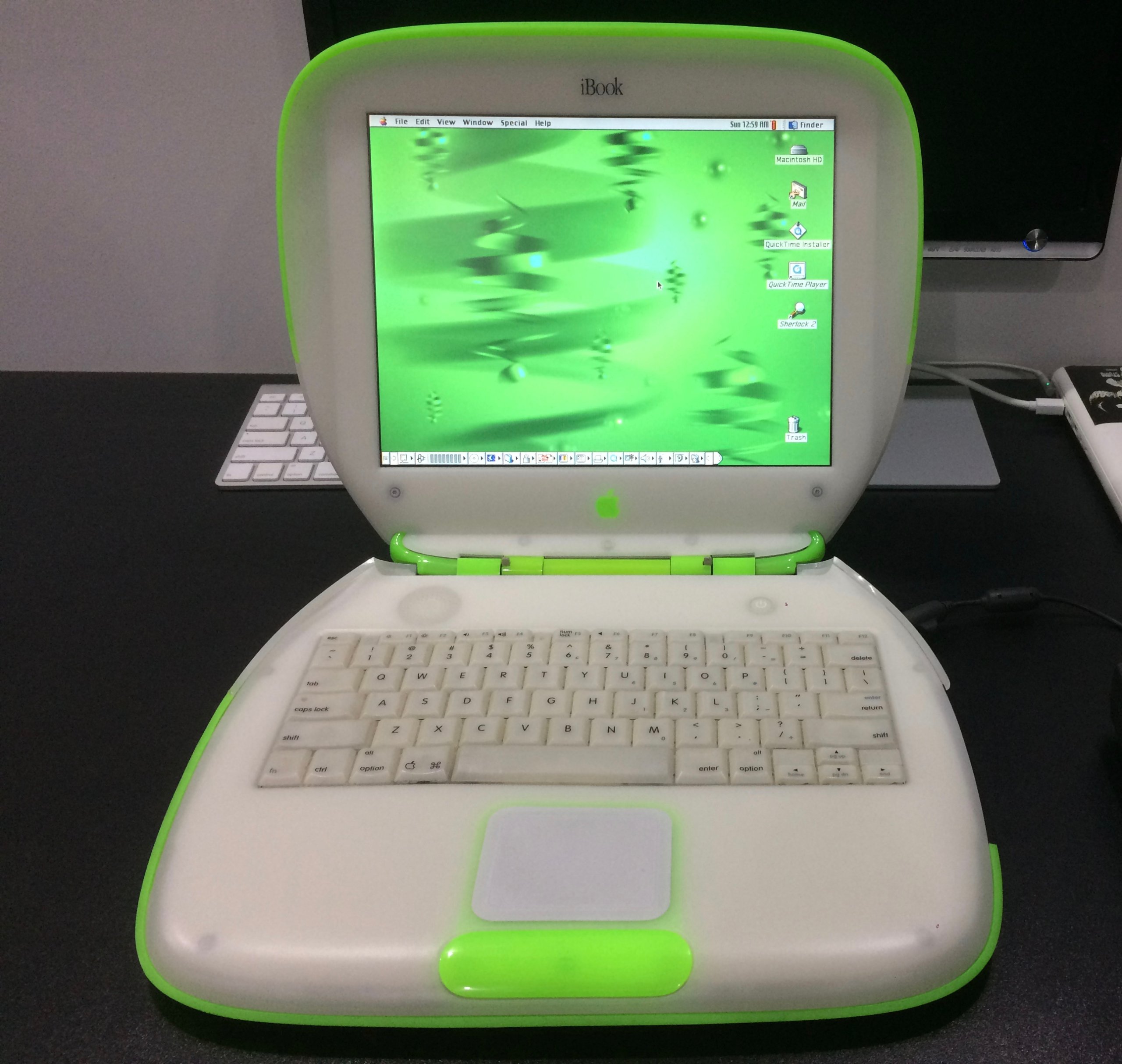 Apple iBook G3 Key Lime Clamshell 7140448411 oficjalne archiwum allegro